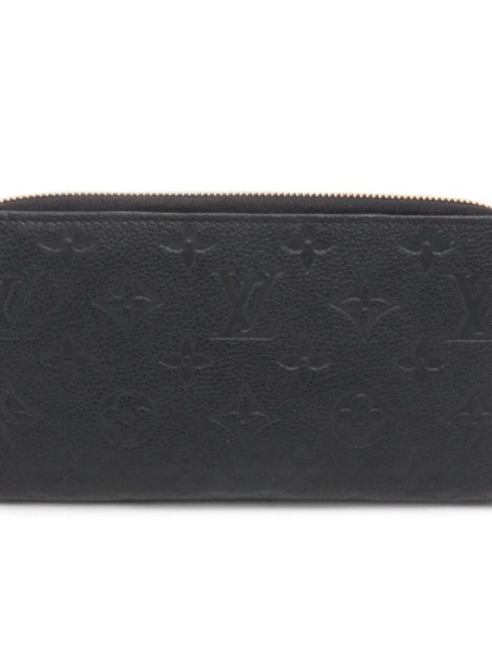 Louis Vuitton Monogram Empreinte Zippy Wallet Black